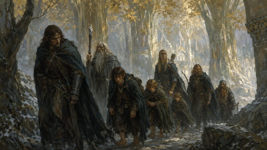 Through the misty elven forest