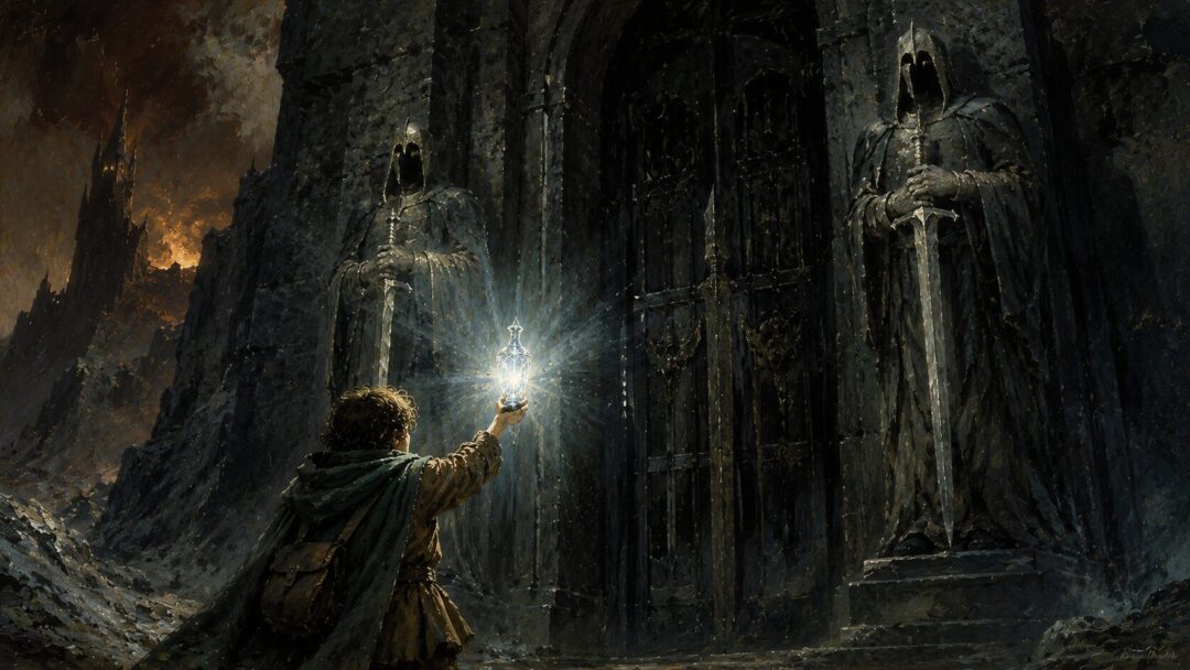 Ancient light passes from the Two Trees and Eärendil’s star into Galadriel’s phial.