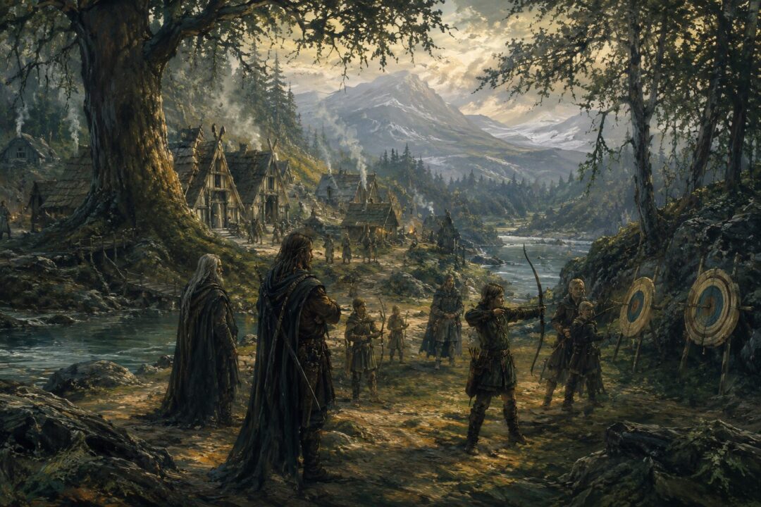 Hidden Dúnedain settlement in the Angle where the Rangers preserved their people after Arnor's fall.