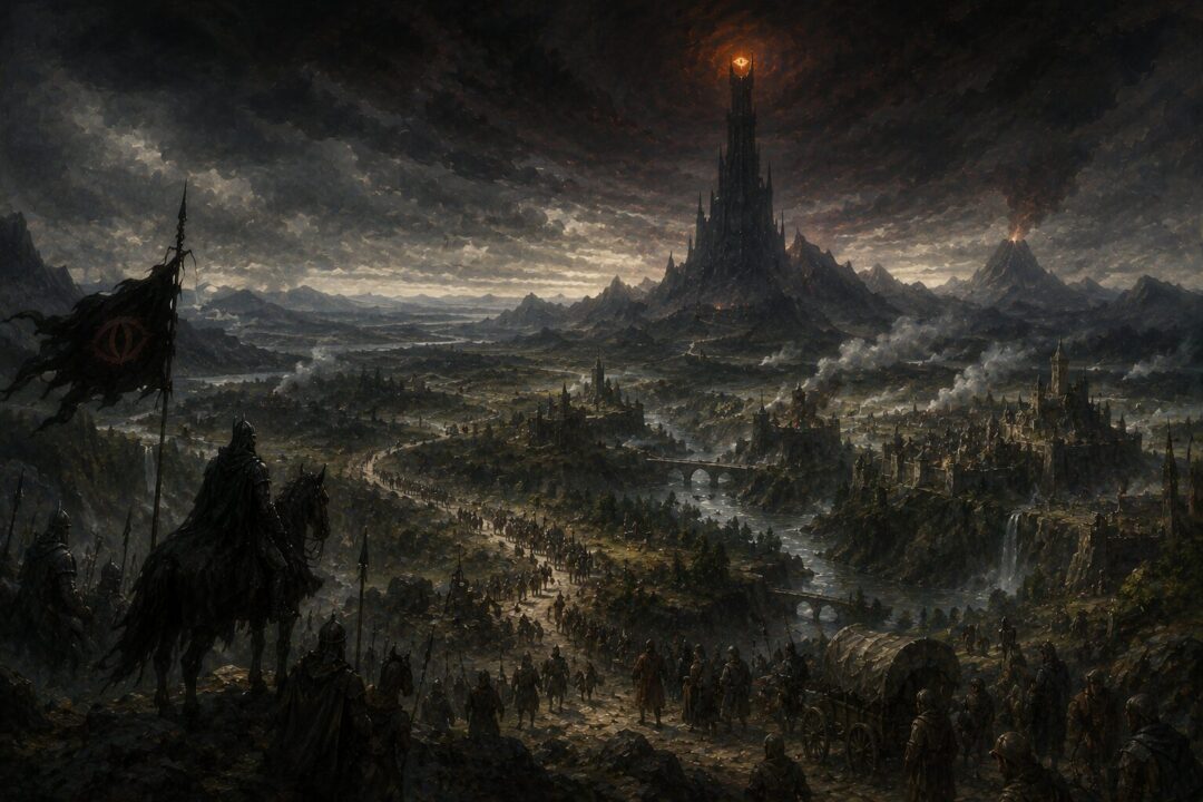 Kingdoms of Middle-earth living beneath the growing influence of Sauron's shadow