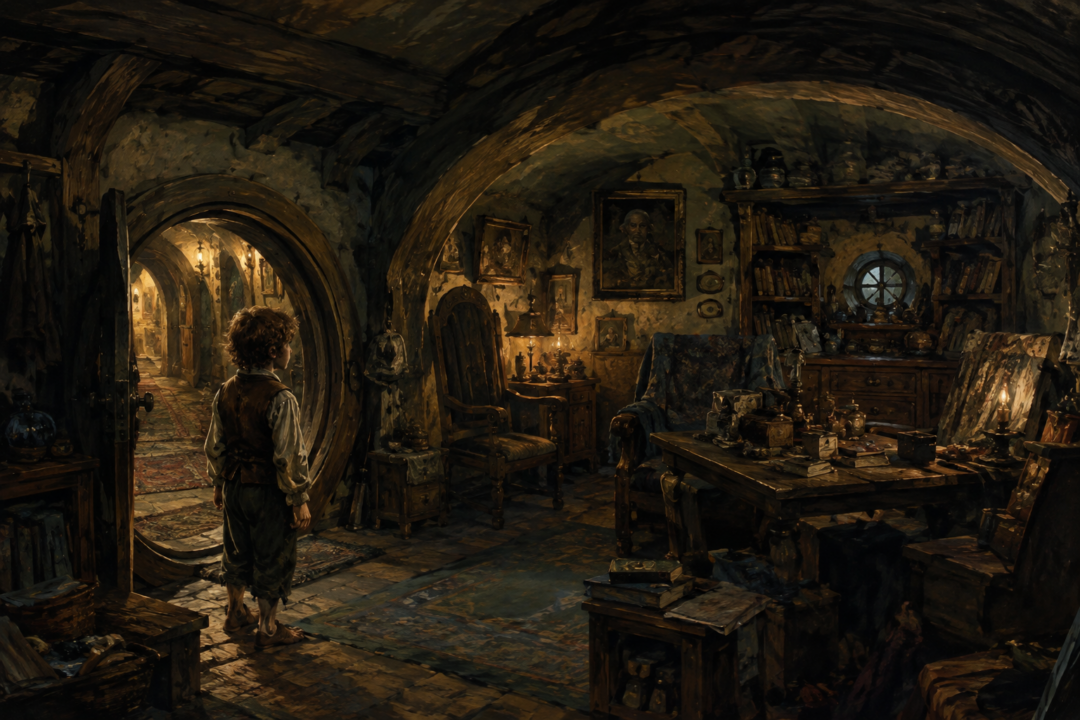 The aged room of Gerontius the Old Took preserved inside the Great Smials.