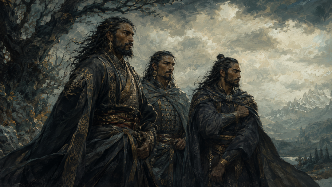 The Sons of Bór portrayed as loyal Easterling warriors beneath the northern skies