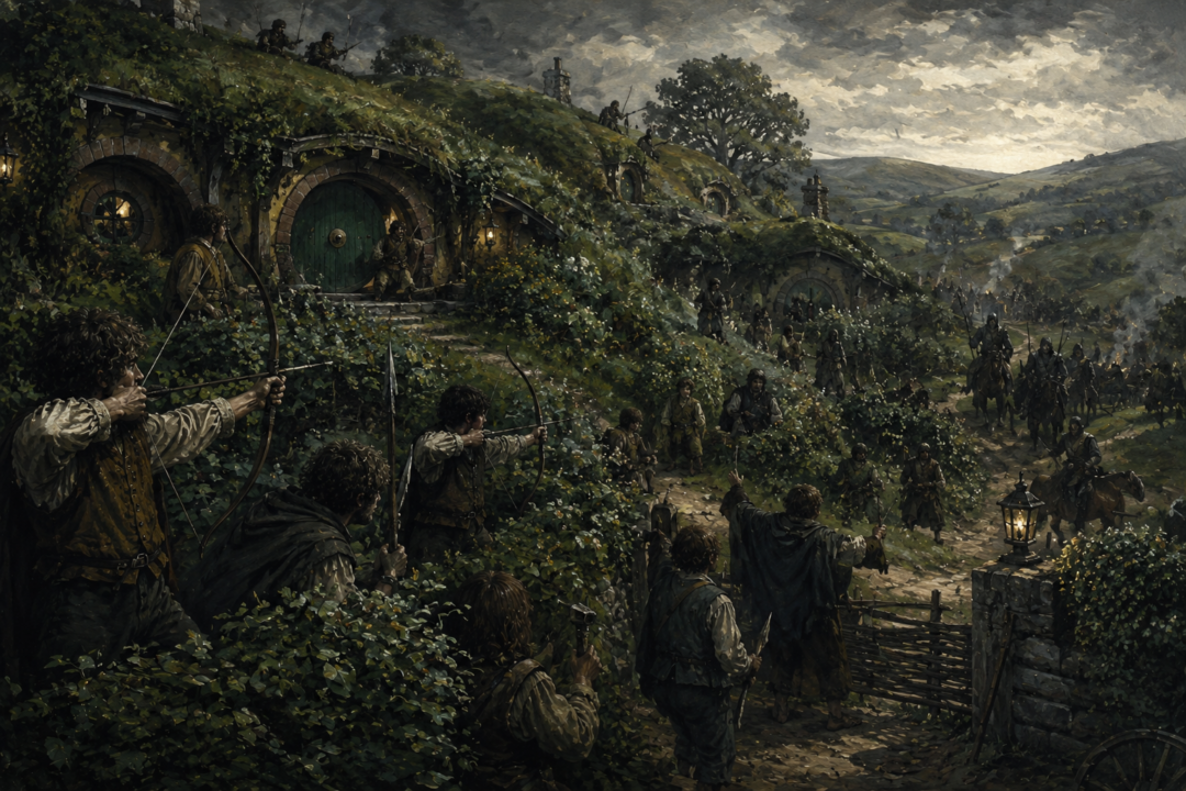 Took hobbits defending the Great Smials and Tookland during the occupation of the Shire.