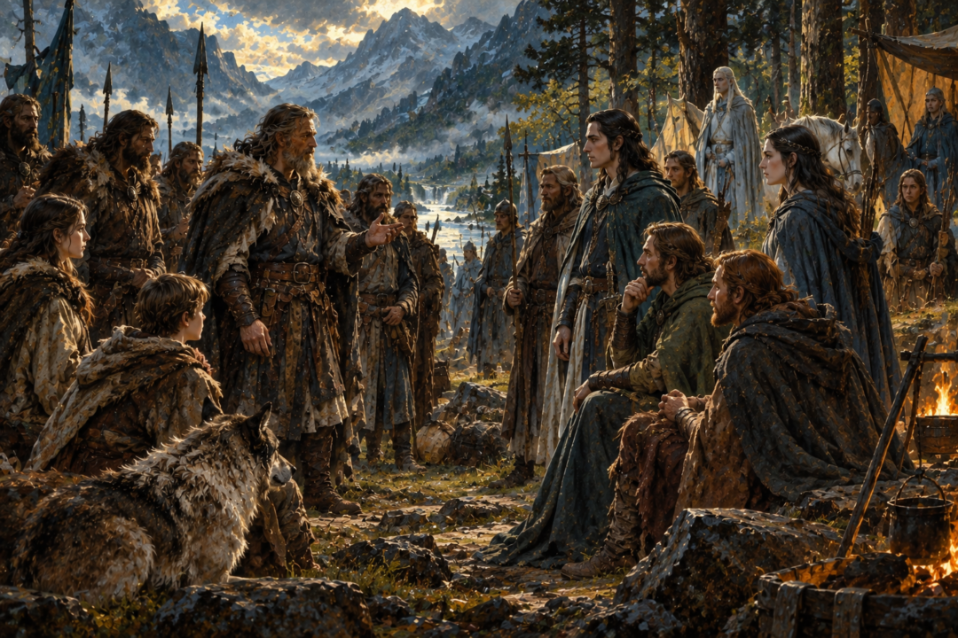 People of Bëor and Hador representing related Mannish language traditions in the First Age
