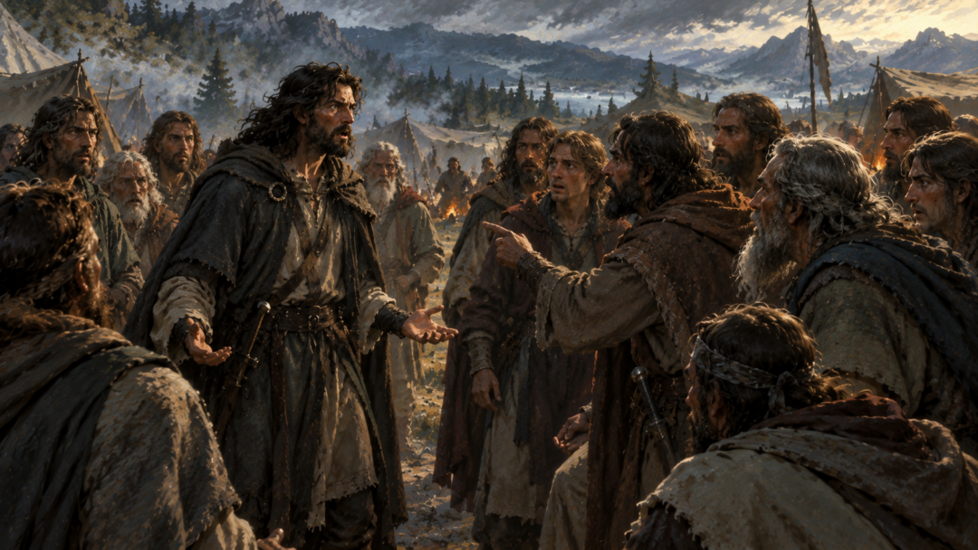 The real Amlach returns to Estolad and denies making the speech that other Men attributed to him.